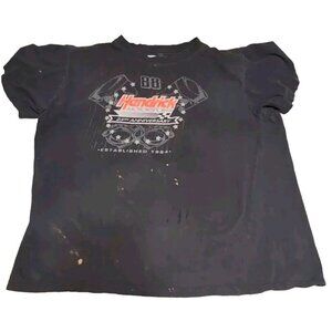 NASCAR Hendrick Motorsports 25th Anniversary T-Shirt Adult 2XL Black 100% Cotton
